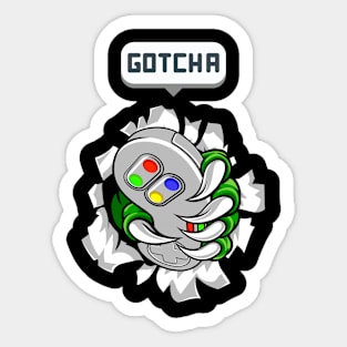 Gotcha Gamer Sticker